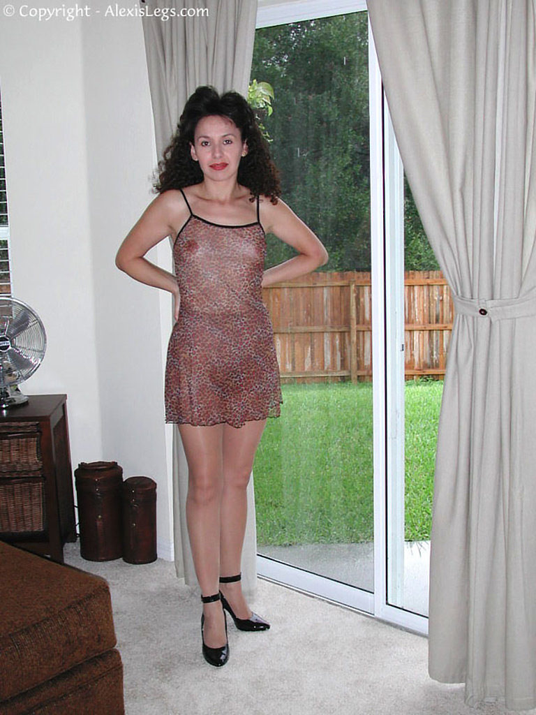 Leopard Nightie & Pantyhose