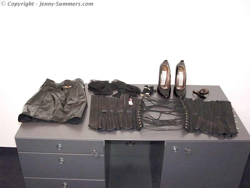 Black Corset & Patent Leather