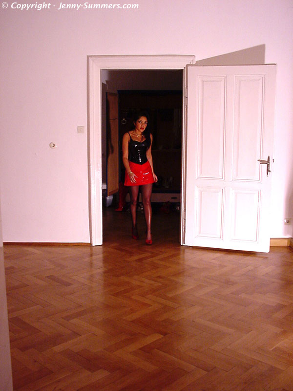 Red Patent Skirt (part 1)